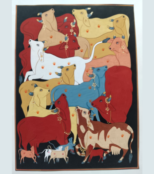 Handmade Paper Painting